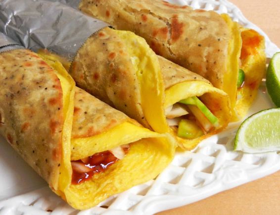 جعل البيض دسم لفة للأطفال